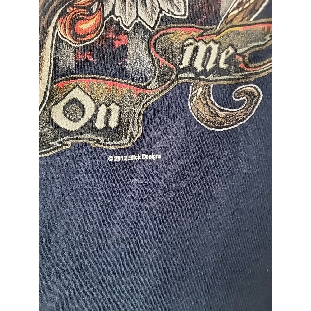 Bike Week 2012 Daytona Beach FL Motorcycle T-Shirt Men's Small Slick‎ Design